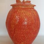 Red Owl Jar 
8"
$100

PMB024
