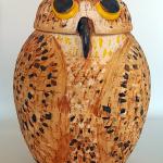 Spotted Owl Jar
10"
$100

PMB026