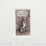 Buy One Dog, Get One Flea
Limited Edition Etching, Watercolor
3.5" x 3" printed size
$40