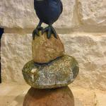 Owl on a Cairn
Clay on natural rock
$225
