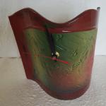 Standing Wave Clock Green - Top View
9" x 9"
Ceramic
#270
$45