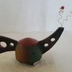Tiny Tea Pot - Red Top
4"H x 7"W
Ceramic
#225
$40
