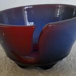 Yarn Bowl in Blue & Red
4"H x 7"W
Ceramic
#275
$35