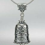 Sterling Silver Mother Bell Pendent $85