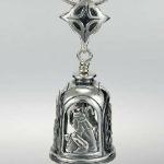 Sterling Silver Nativity Bell Pendant $85
