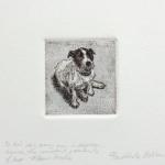 To His Dog, Every Man Is Napoleon
Limited Edition Etching, Watercolor
4" x 4" Print Image
$40