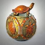 Longevity
Bronze Turtle Vessel Edition 30
4.75"h x 3.5" diameter

$1500.00
Available by Order only