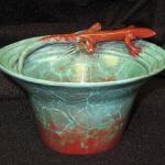 Swift and Sleek
Bronze Bowl with Lizard #3/50
3"h x 5.5" diameter

$700.00