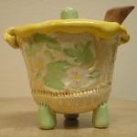 Flora Spray Front Honey Pot
With Hand carved dipper
4 3/4H x 5W x 4D
Clay
$120