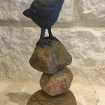 Bird on a Cairn
Clay on natural rock
$200