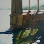 Refledions of Orta 20 x 16 Watercolor on Aquabord $1650